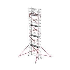 Altrex RS TOWER 51 Safe-Quick + Streben, 75er Rahmen, 1,85 m Plattformlänge, mit Holz