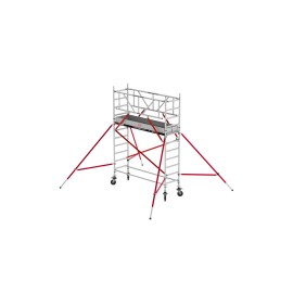 Altrex 75er Rahmen, Safe-Quick + Streben, Holz, 4,2 m AH und 3,15 m Länge, RS TOWER 51