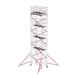Altrex RS TOWER 52, Holz (Streben + Safe Quick), 135er Rahmen, 1,85 m Plattformlänge, Holz