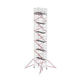 Altrex RS TOWER 52, Holz (Streben + Safe Quick) 135er Rahmen, 3,05 m Plattformlänge, Holz