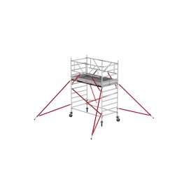 Altrex Safe-Quick + Streben, Fiber-Deck Plattform, 4,2 m AH und 2,60 m Länge, 135er Rahmen, RS TOWER 52