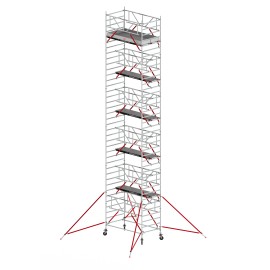 Altrex RS TOWER 52-S, komplett Safe-Quick,135er Rahmen, 2,45 m Plattformlänge, Holz
