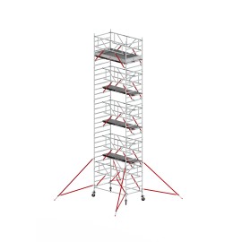 Altrex RS TOWER 52-S, komplett Safe-Quick, 135er Rahmen, 2,45 m Länge, Fiber-Deck® Plattformen