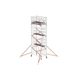 Altrex Safe-Quick + Streben mit Fiber-Deck Plattform, 8,2 m AH und 2,60 m Länge RS TOWER 52
